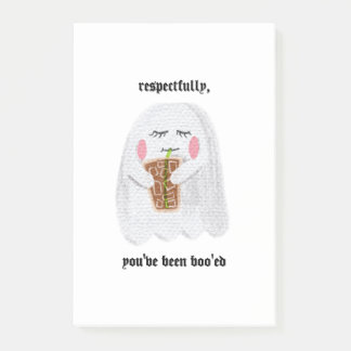Respectfully, You've Been Boo'ed Sticky Notes