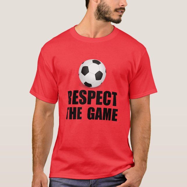Respecthe Game Soccer girl retro T-Shirt (Front)