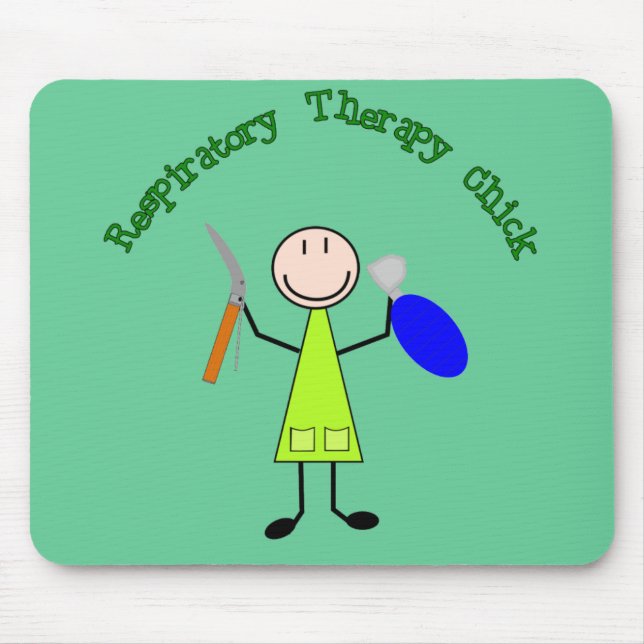 Respiratory Chick Mouse Pad (Front)