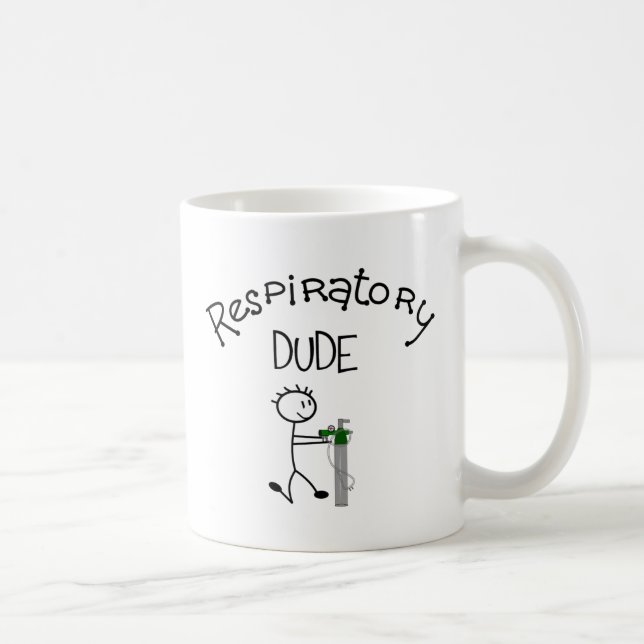 Respiratory DUDE T-Shirts & Gifs Coffee Mug (Right)
