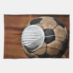 Respiratory Soccer Covid Protection Tea Towel