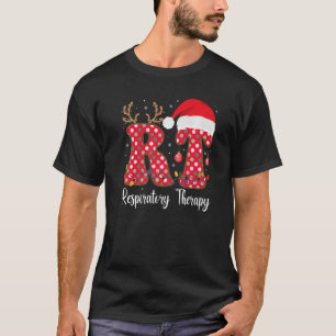 Respiratory Therapist Christmas Santa Hat retro g T-Shirt