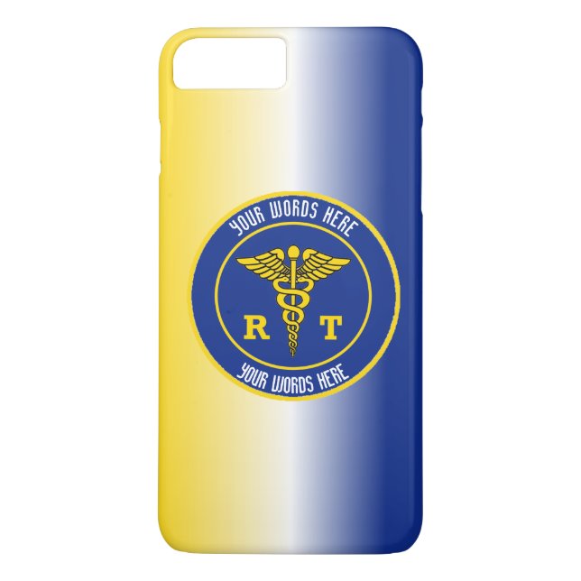 Respiratory Therapist Custom Caduceus Case-Mate iPhone Case (Back)