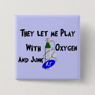 Respiratory Therapist Funny Gifts 15 Cm Square Badge