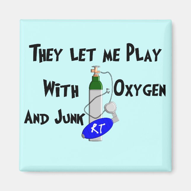 Respiratory Therapist Funny Gifts Magnet (Front)