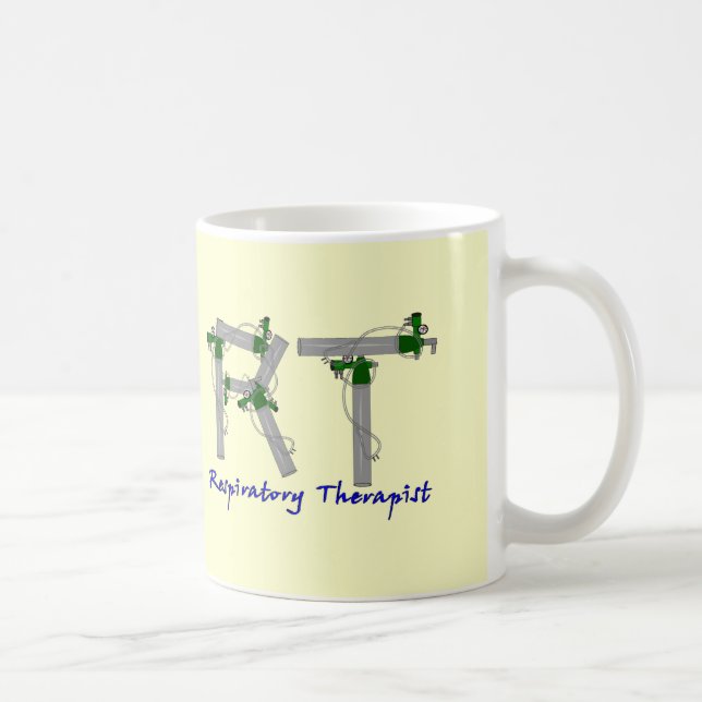 Respiratory Therapist Gifts O2 Tank Design Coffee Mug (Right)