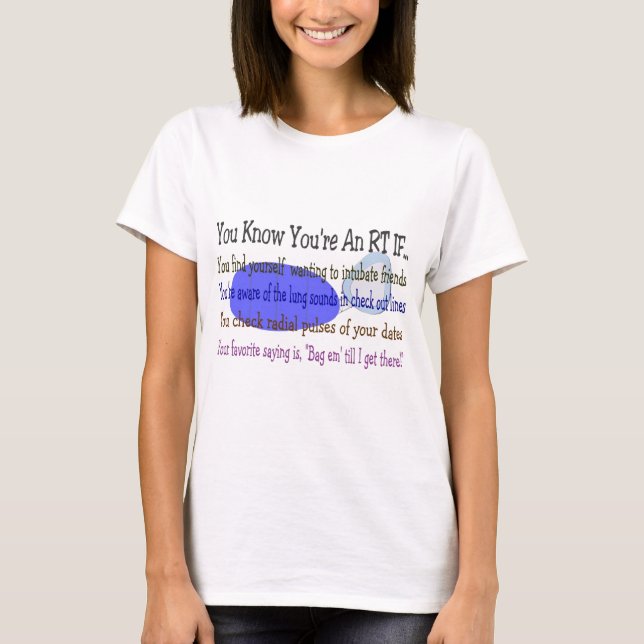 Respiratory Therapist Gifts T-Shirt (Front)