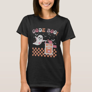 Respiratory Therapist Halloween Code Boo Spooky Re T-Shirt
