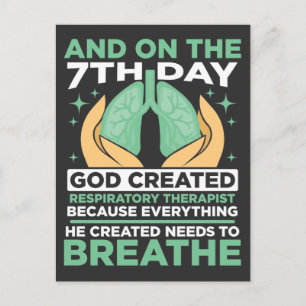 Respiratory Therapist Healthcare Practitioner Postcard