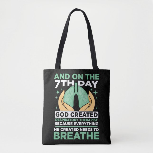 Respiratory Therapist Healthcare Practitioner Tote Bag (Front)