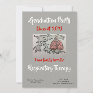 Respiratory therapist invitation card