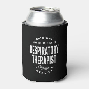 Respiratory Therapist Job Title Gift Can Cooler