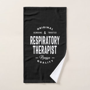 Respiratory Therapist Job Title Gift Hand Towel