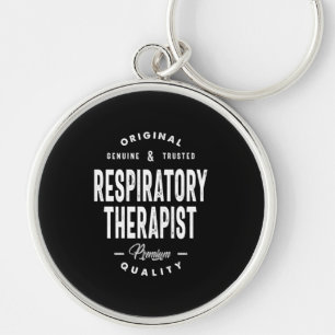 Respiratory Therapist Job Title Gift Key Ring