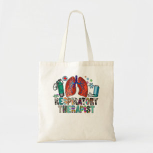 Respiratory Therapist Leopard Stethoscope Western  Tote Bag