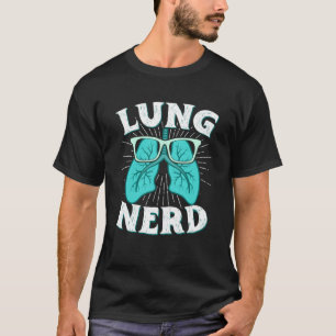 Respiratory Therapist Lung Nerd RRT CRT RT Pulmono T-Shirt