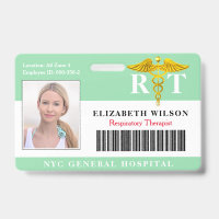 Respiratory Therapist | Medical Employee Photo ID