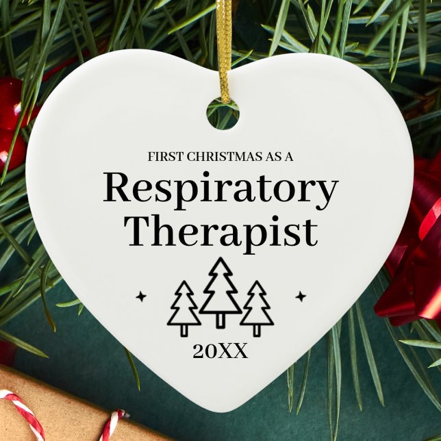 Respiratory Therapist New Job Christmas Ceramic Ornament (Respiratory Therapist New Job Christmas Ceramic Ornament
)