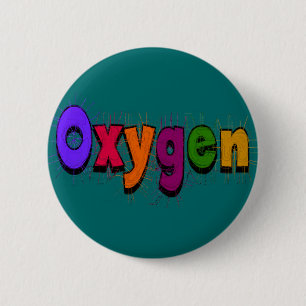 Respiratory Therapist "Oxygen" T-Shirts & Gifts 6 Cm Round Badge
