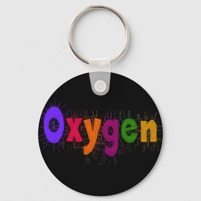 Respiratory Therapist "Oxygen" T-Shirts & Gifts Key Ring (Front)