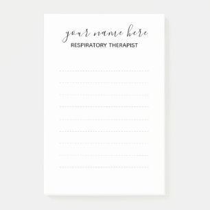 Respiratory Therapist Post It Notes - Large