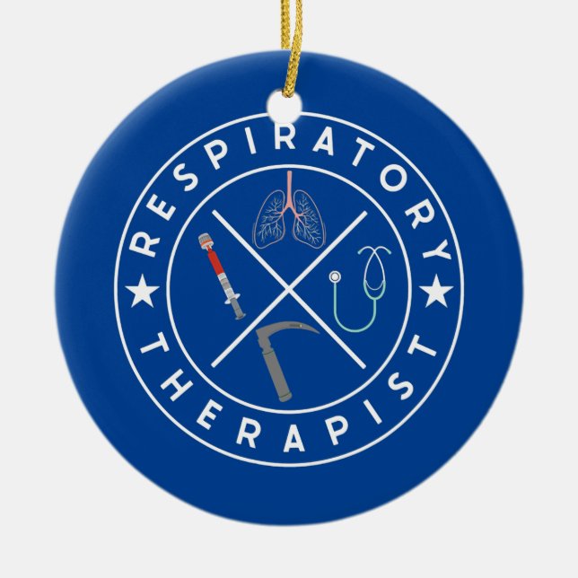 Respiratory Therapist Respiratory Care Week Ceramic Ornament (Front)