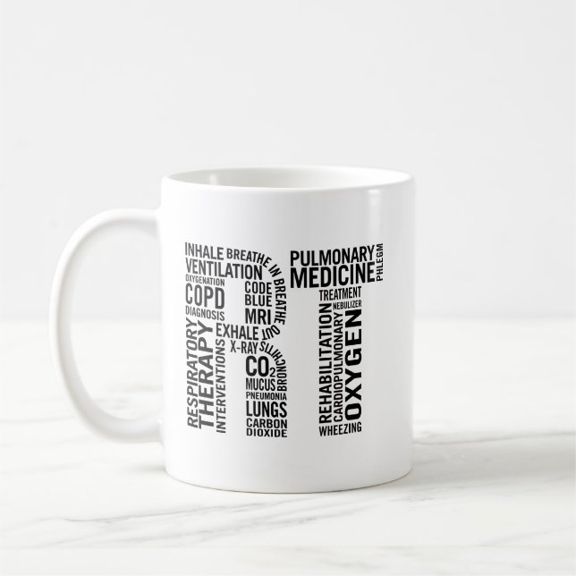 Respiratory Therapist RT Coffee Mug (Left)