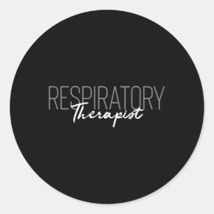 Respiratory Therapist Rt Dept Classic Round Sticker