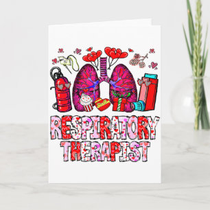 Respiratory Therapist Rt Funny Valentines Day Nurs Card