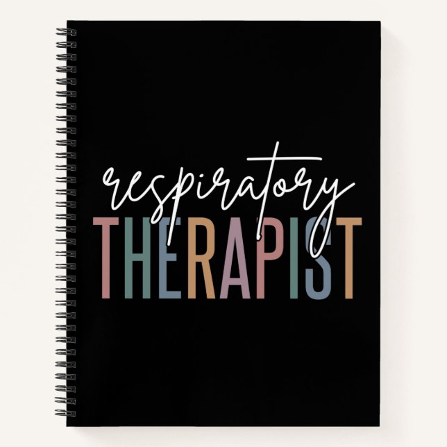 Respiratory Therapist RT Gifts Notebook (Front)