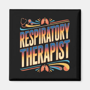 Respiratory Therapist RT Stethoscope Chest Emblem Magnet