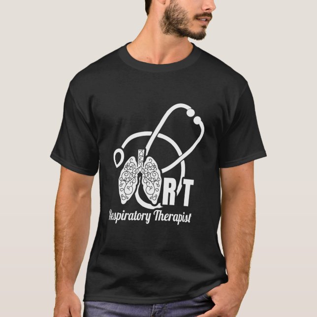 Respiratory Therapist Rt Therapy Care Week Breathi T-Shirt (Front)
