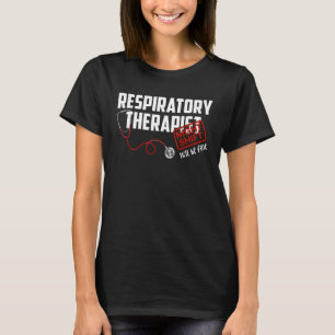 Respiratory Therapist RT Therapy RRT Night Shift T-Shirt