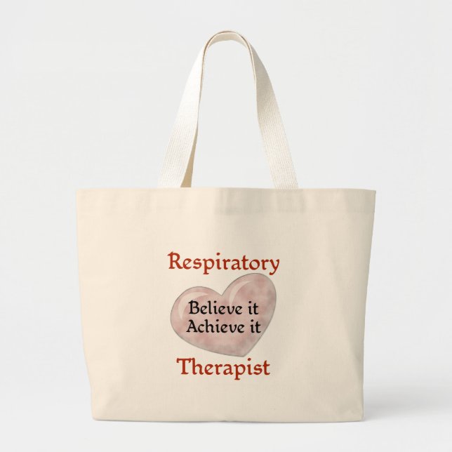 Respiratory Therapist Tote Bag (Front)