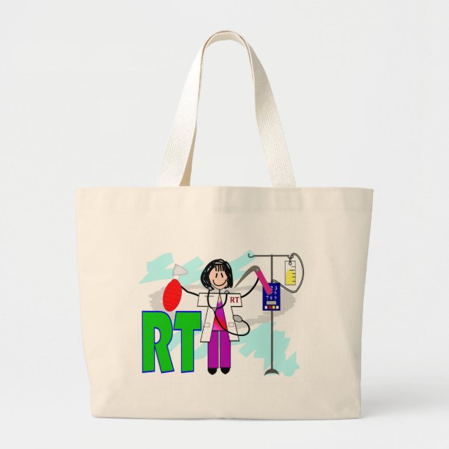 Respiratory therapist tote bag (Front)