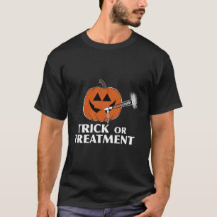 Respiratory Therapist Trick Or Treatment Pumpkin H T-Shirt