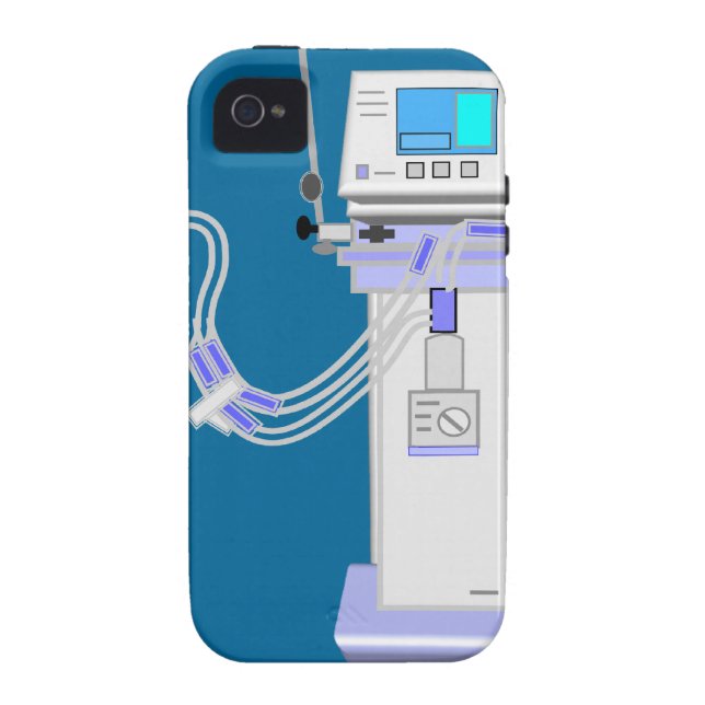 Respiratory Therapist Ventilator Design Case-Mate iPhone Case (Back)
