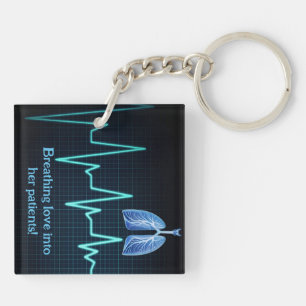 Respiratory Therapy Acrylic Custom Keychain