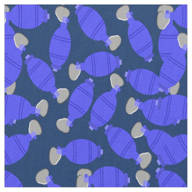 Respiratory Therapy Ambu Bags Fabric Navy (Close Up)