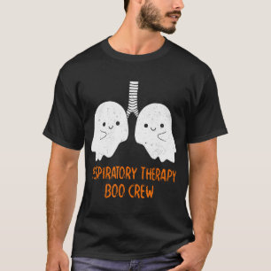 Respiratory Therapy Boo Crew Lungs Halloween T-Shirt