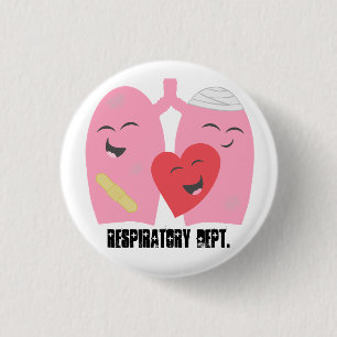 Respiratory Therapy Dept. Lungs button RT
