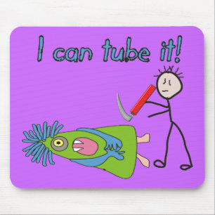 Respiratory Therapy Gifts "I Can Tube it!" Mouse Pad