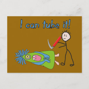 Respiratory Therapy Gifts "I Can Tube it!" Postcard