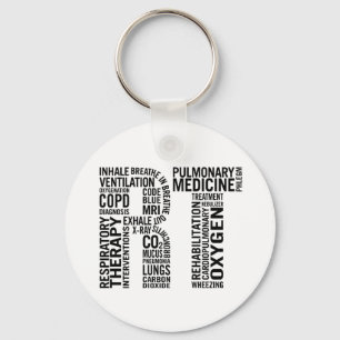 Respiratory Therapy RT Key Ring