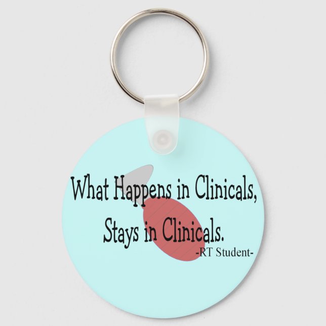 Respiratory Therapy Student  Gifts Key Ring (Front)