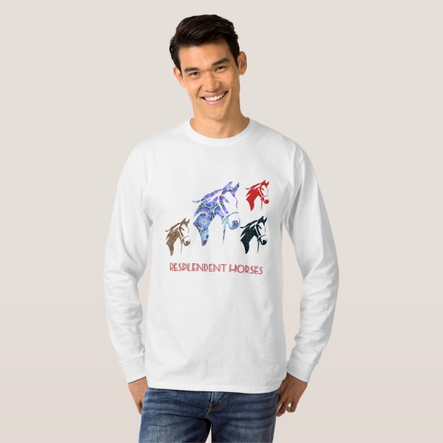 resplendent horses T-Shirt (Front Full)