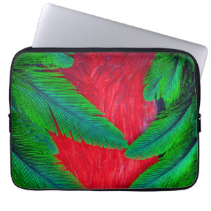 Resplendent Quetzal feather design Laptop Sleeve