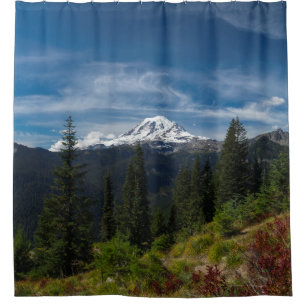 Resplendent Rainier Shower Curtain