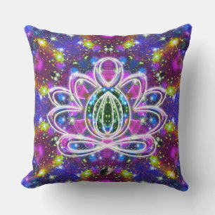 Resplendent Zen Lotus Cushion