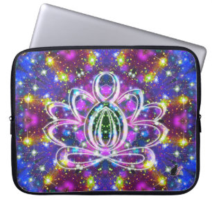 Resplendent Zen Lotus Laptop Sleeve
